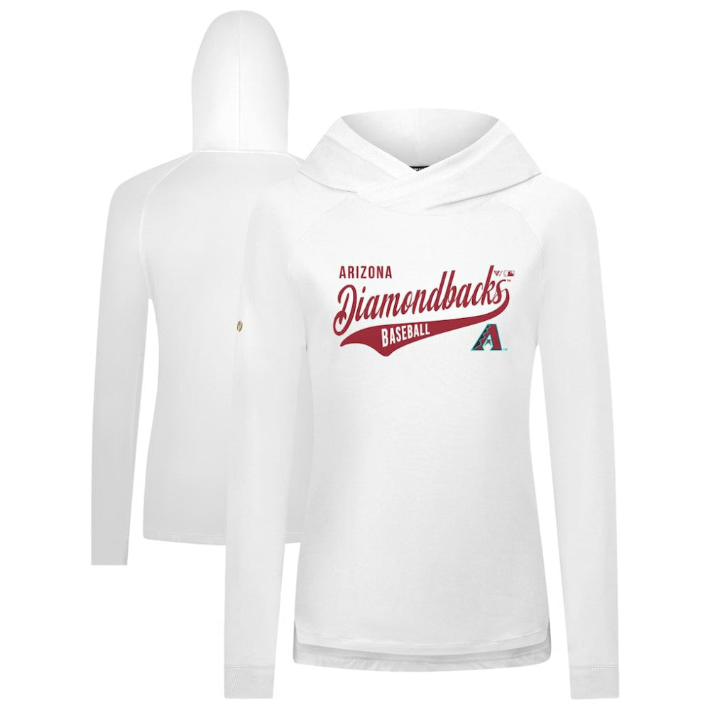 Arizona Diamondbacks Levelwear Women's Slender Glide Raglan Hoodie On Sale