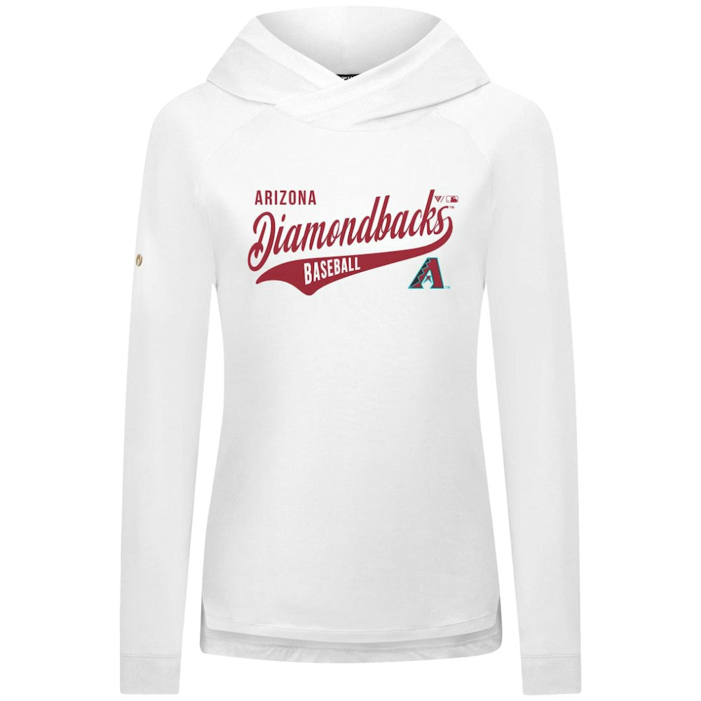 Arizona Diamondbacks Levelwear Women's Slender Glide Raglan Hoodie On Sale