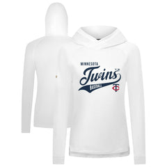 Minnesota Twins Levelwear Women's Slender Glide Raglan Hoodie Clearance