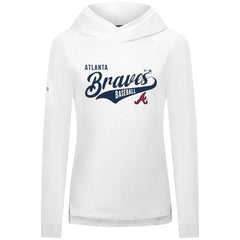 Atlanta Braves Levelwear Women's Slender Glide Raglan Hoodie Clearance