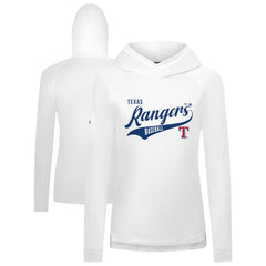 Texas Rangers Levelwear Women's Slender Glide Raglan Hoodie Lifestyle