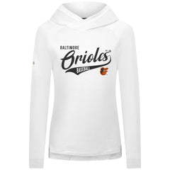 Baltimore Orioles Levelwear Women's Slender Glide Raglan Hoodie On Sale