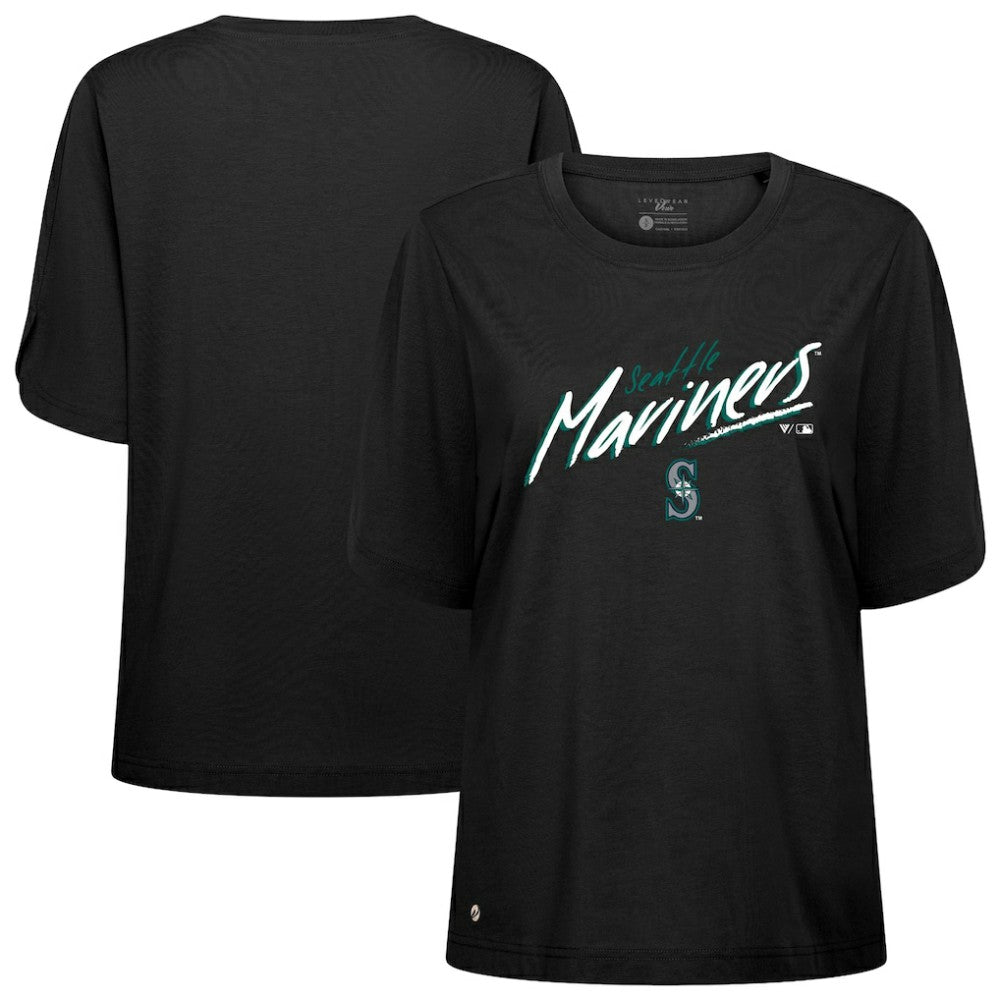 Seattle Mariners Levelwear Women's Bloom Sizzle T-Shirt Lifestyle