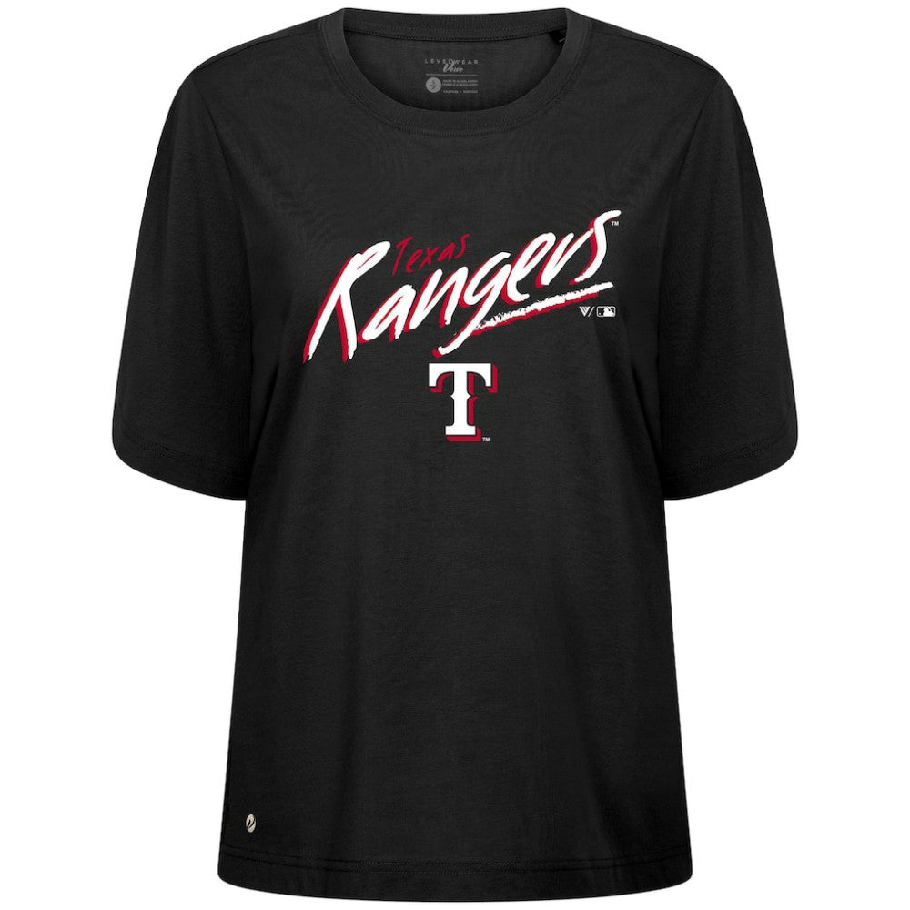 Texas Rangers Levelwear Women's Bloom Sizzle T-Shirt Sale
