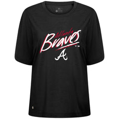 Atlanta Braves Levelwear Women's Bloom Sizzle T-Shirt On Sale