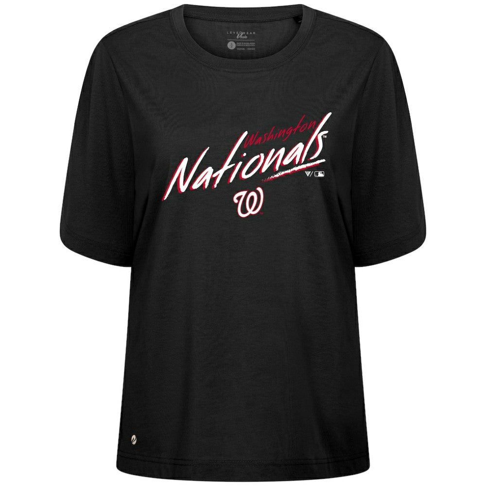 Washington Nationals Levelwear Women's Bloom Sizzle T-Shirt Clearance