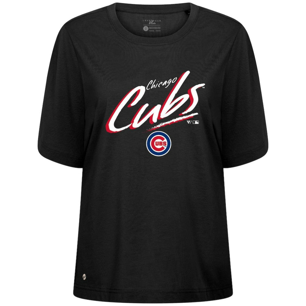 Chicago Cubs Levelwear Women's Bloom Sizzle T-Shirt for sale