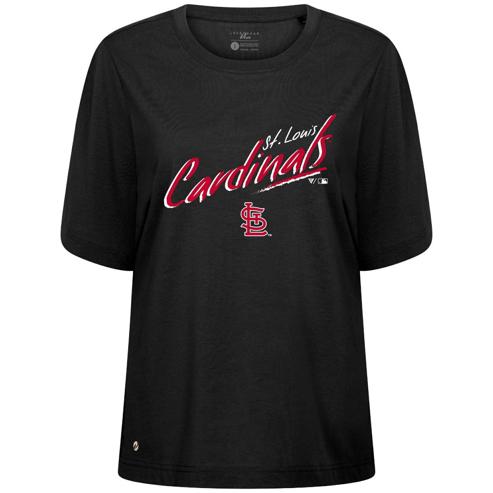 St. Louis Cardinals Levelwear Women's Bloom Sizzle T-Shirt Clearance