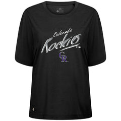Colorado Rockies Levelwear Women's Bloom Sizzle T-Shirt for sale