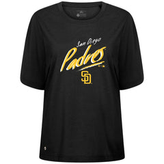San Diego Padres Levelwear Women's Bloom Sizzle T-Shirt Clearance