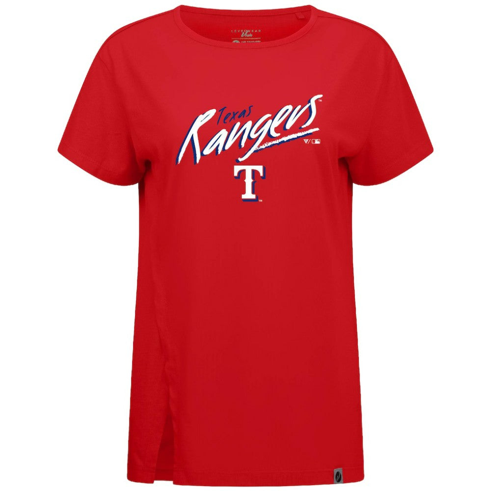 Texas Rangers Levelwear Women's Influx Sizzle T-Shirt for sale