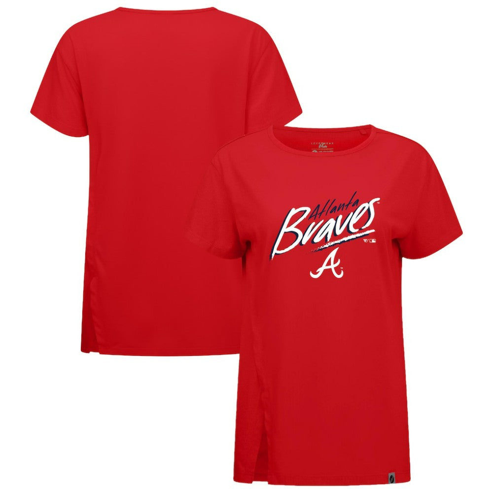 Atlanta Braves Levelwear Women's Influx Sizzle T-Shirt Sale