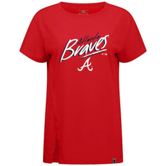 Atlanta Braves Levelwear Women's Influx Sizzle T-Shirt Sale