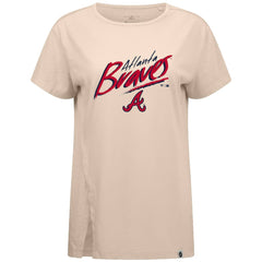 Atlanta Braves Levelwear Women's Influx Sizzle T-Shirt Sale