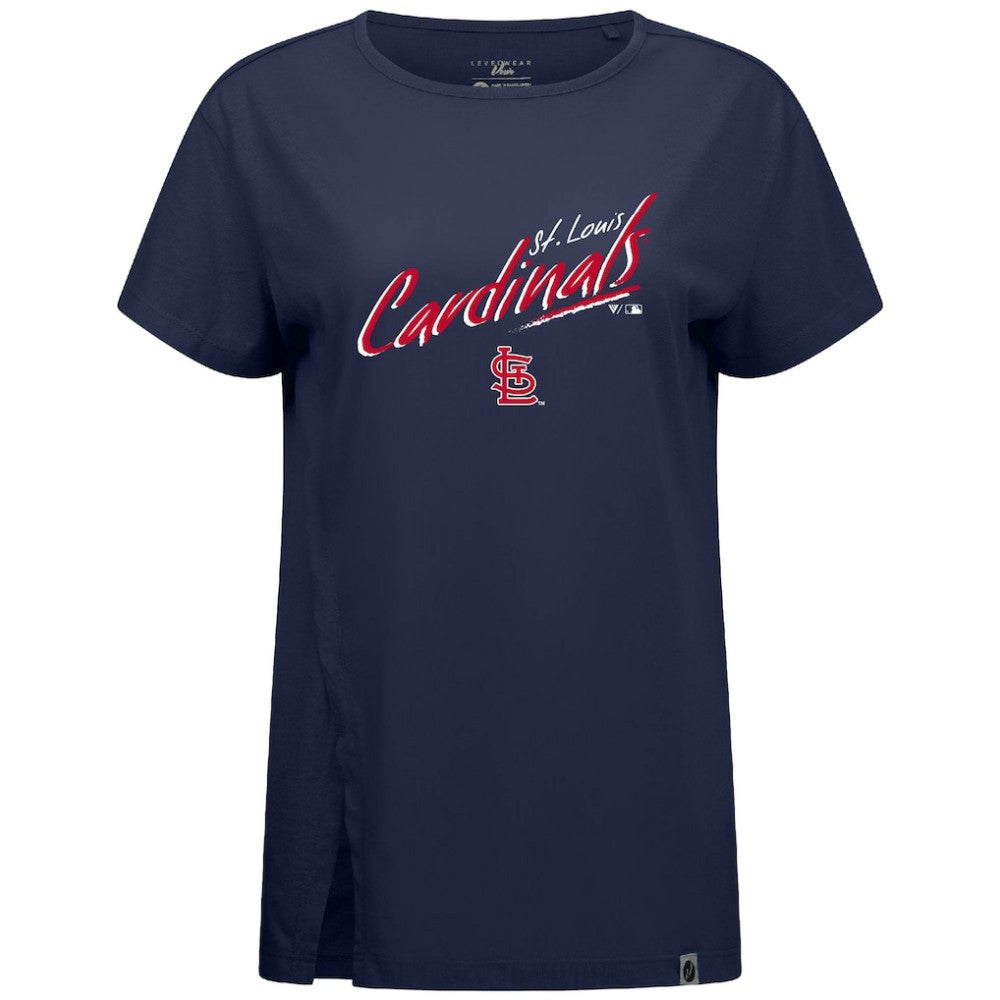 St. Louis Cardinals Levelwear Women's Influx Sizzle T-Shirt discount