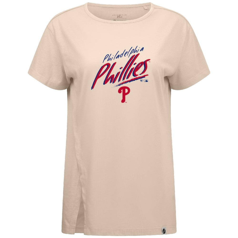 Philadelphia Phillies Levelwear Women's Influx Sizzle T-Shirt Lifestyle