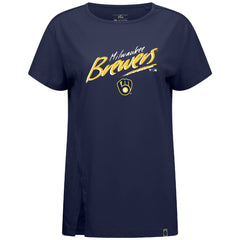 Milwaukee Brewers Levelwear Women's Influx Sizzle T-Shirt for sale