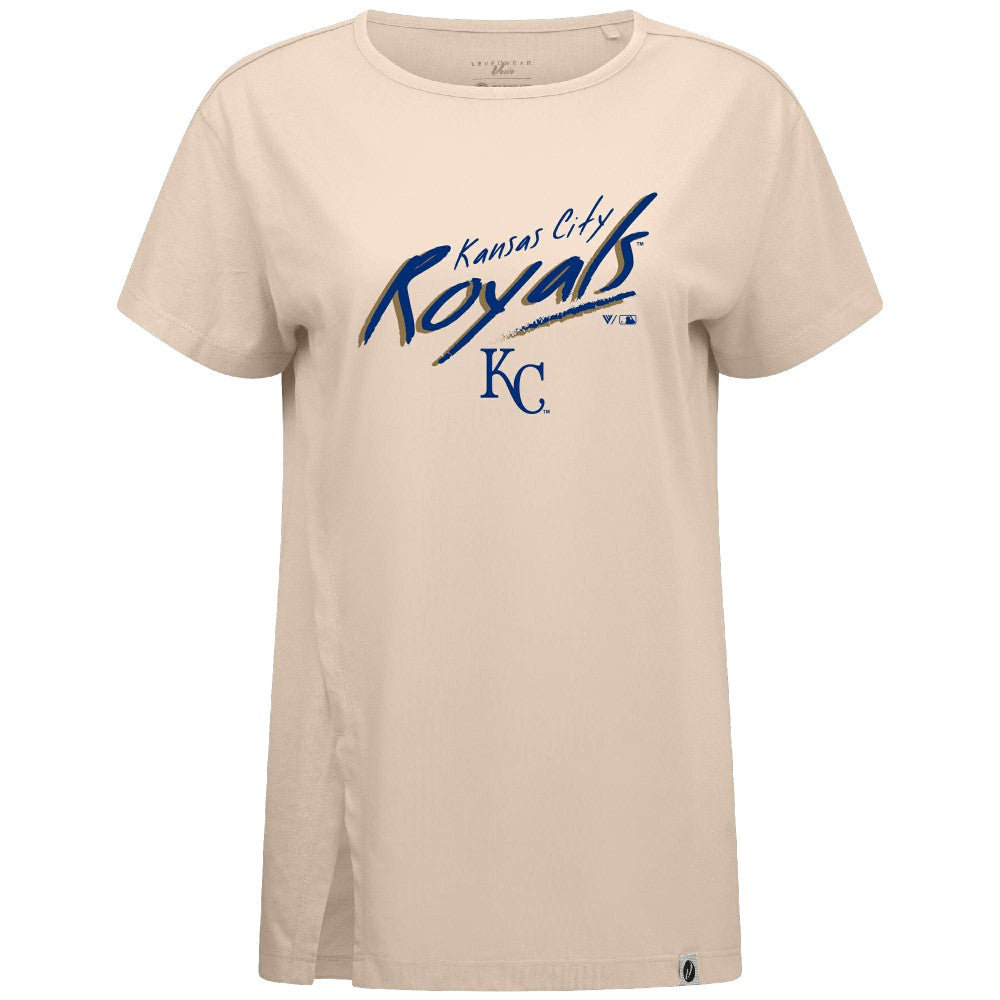 Kansas City Royals Levelwear Women's Influx Sizzle T-Shirt Clearance