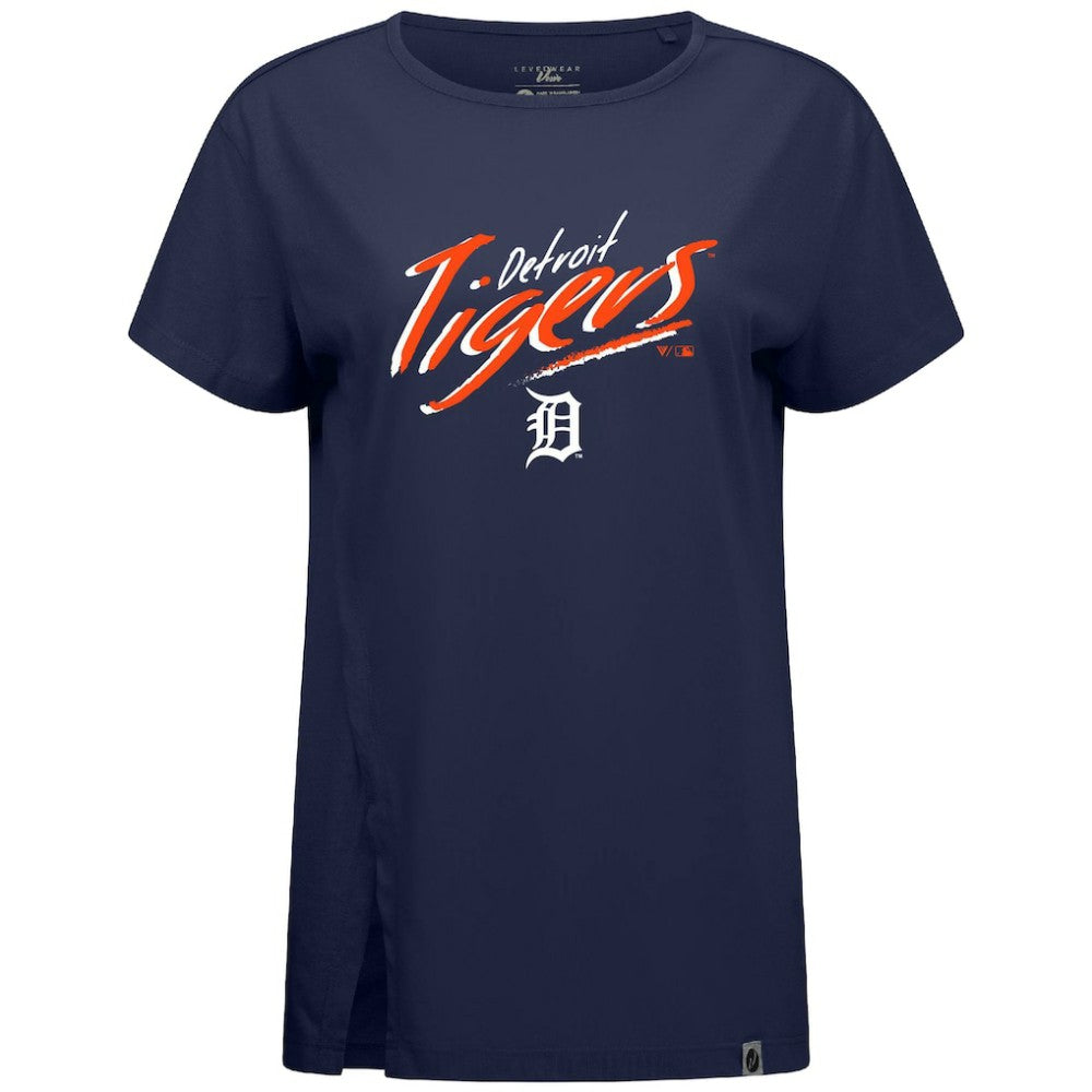 Detroit Tigers Levelwear Women's Influx Sizzle T-Shirt Lifestyle