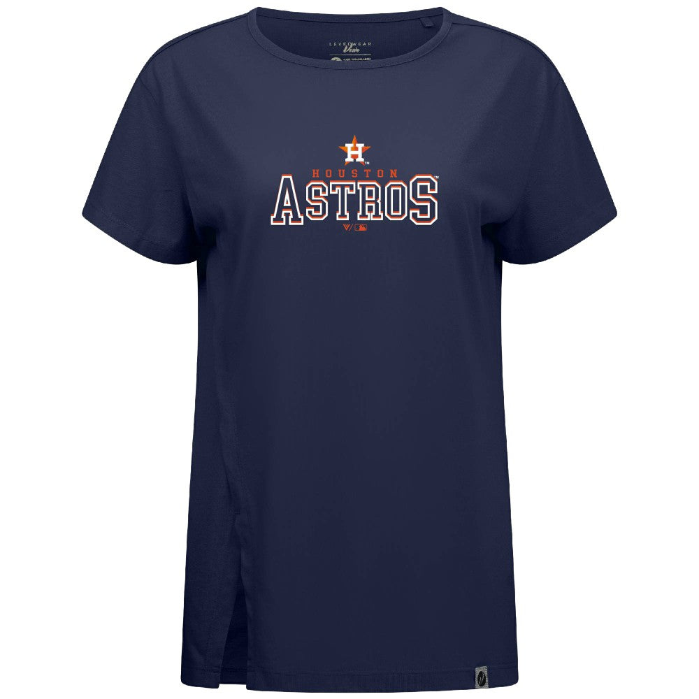 Houston Astros Levelwear Women's Influx Journey T-Shirt Clearance