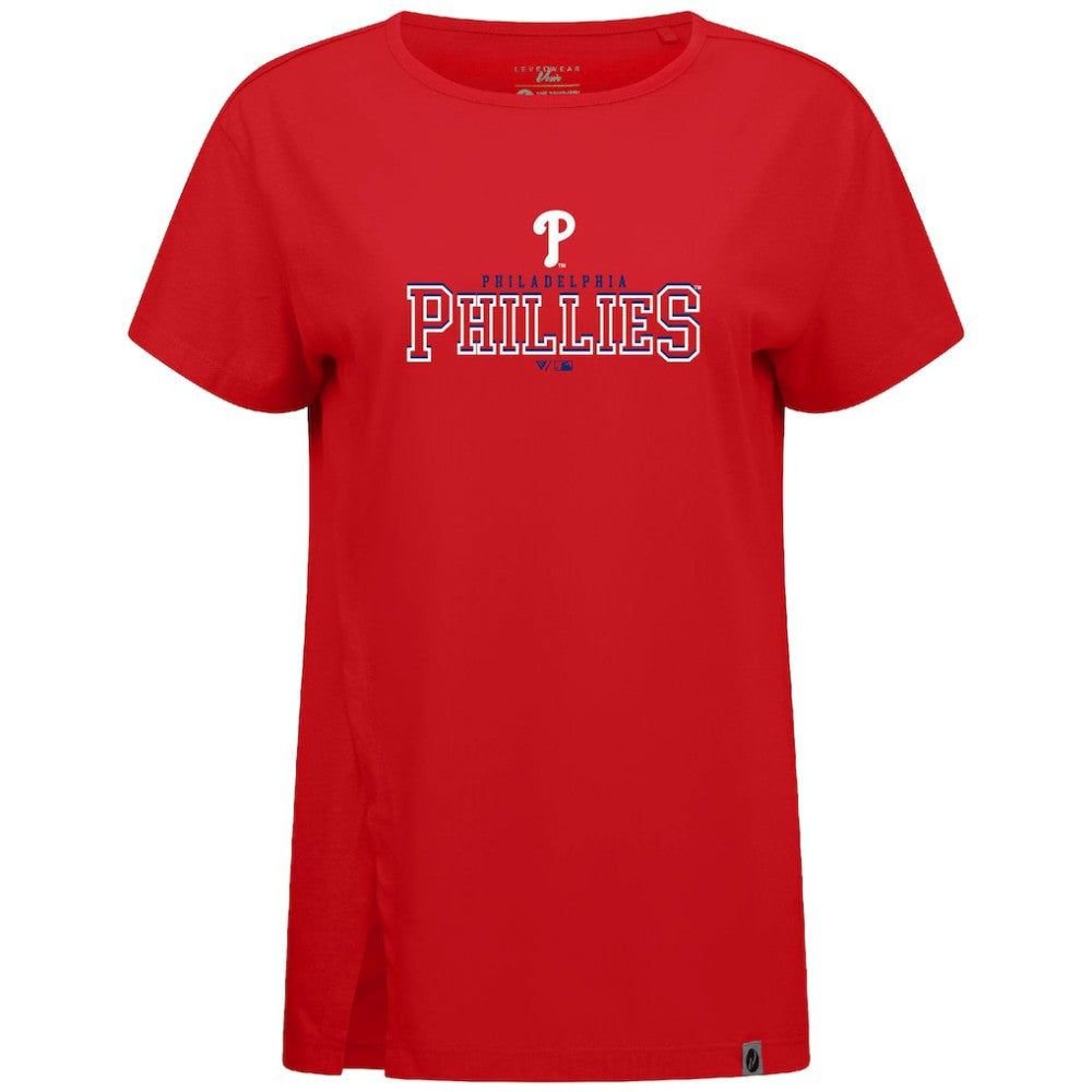 Philadelphia Phillies Levelwear Women's Influx Journey T-Shirt Sale