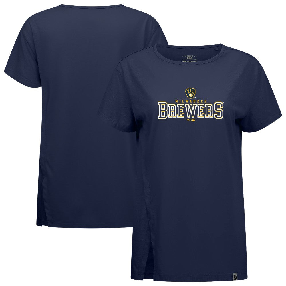 Milwaukee Brewers Levelwear Women's Influx Journey T-Shirt discount
