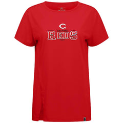 Cincinnati Reds Levelwear Women's Influx Journey T-Shirt Clearance