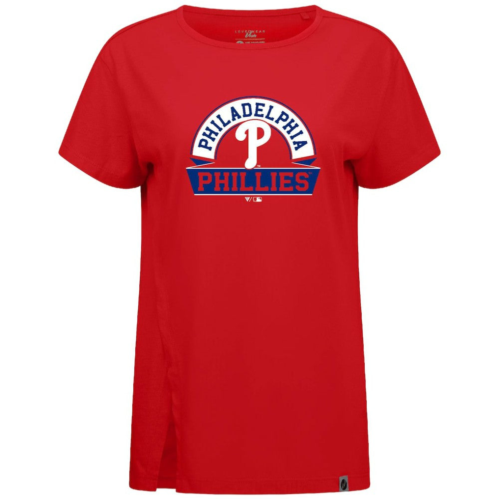 Philadelphia Phillies Levelwear Women's Influx Banner Arch T-Shirt for sale