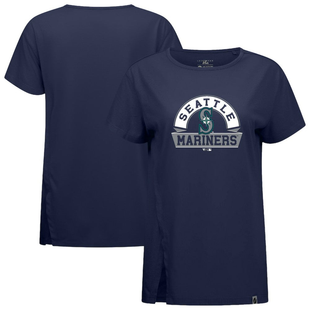 Seattle Mariners Levelwear Women's Influx Banner Arch T-Shirt Online