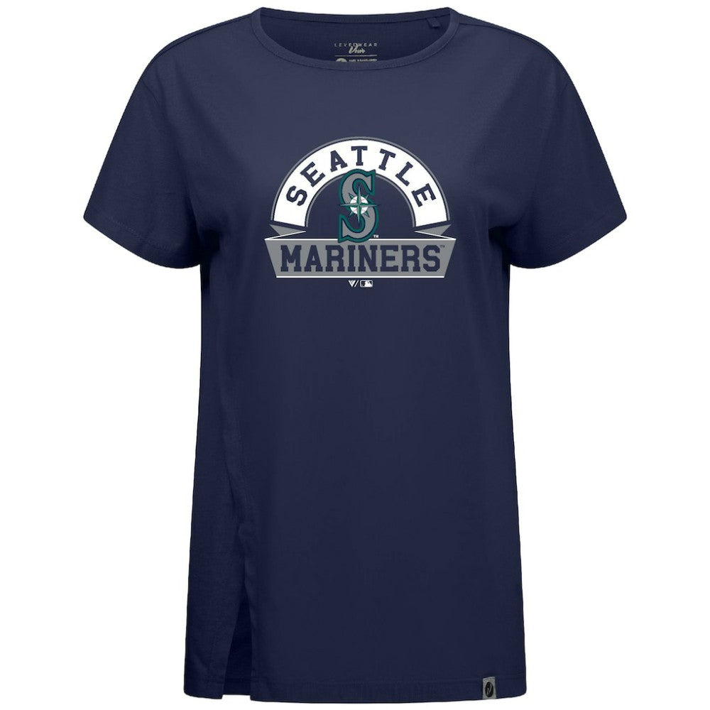 Seattle Mariners Levelwear Women's Influx Banner Arch T-Shirt Online
