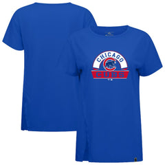 Chicago Cubs Levelwear Women's Influx Banner Arch T-Shirt Sale