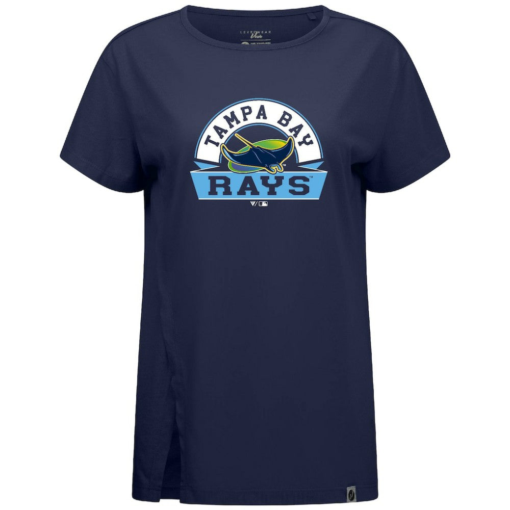 Tampa Bay Rays Levelwear Women's Influx Banner Arch T-Shirt discount