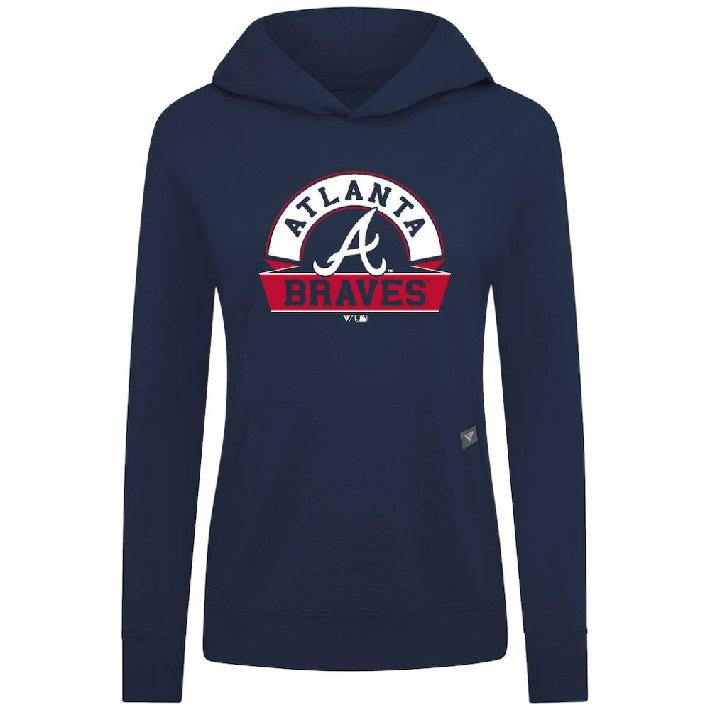 Atlanta Braves Levelwear Women's Relay Banner Arch Long Sleeve T-Shirt Hoodie Near Me