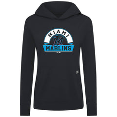 Miami Marlins Levelwear Women's Relay Banner Arch Long Sleeve T-Shirt Hoodie Near Me