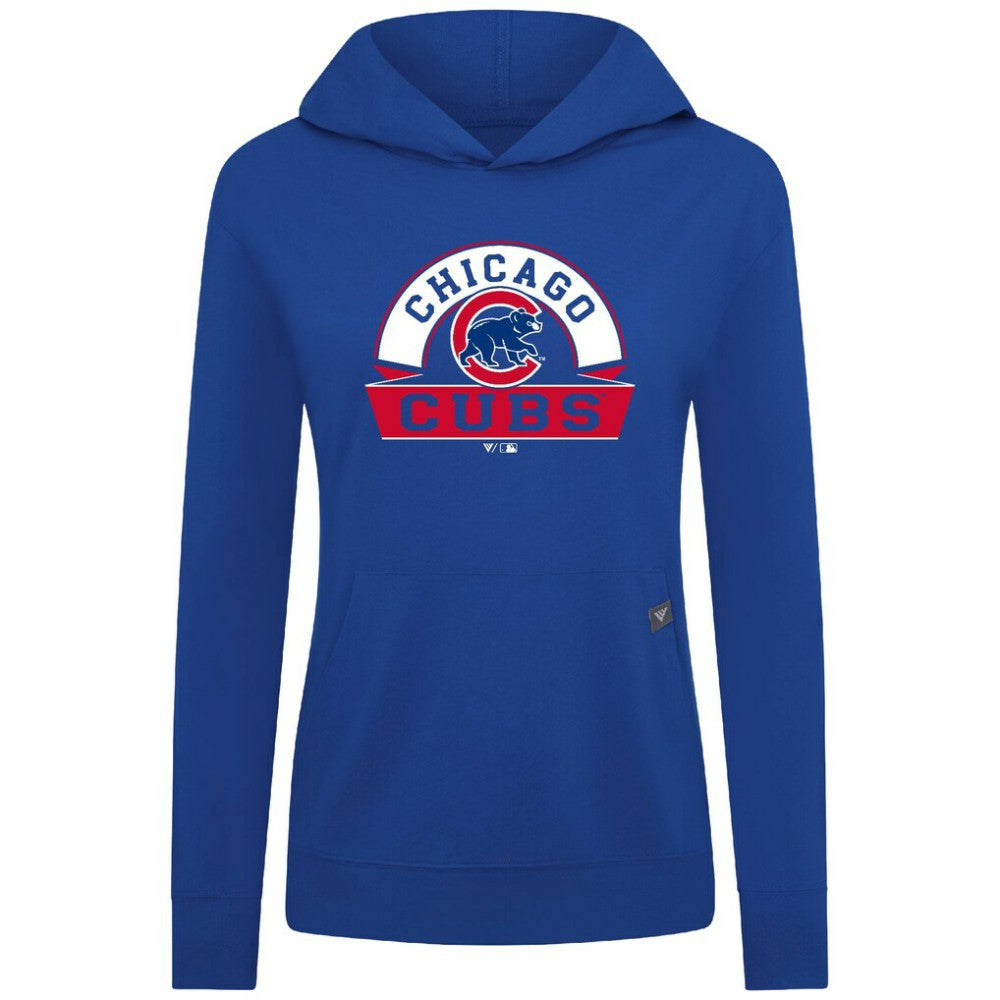 Chicago Cubs Levelwear Women's Relay Banner Arch Long Sleeve T-Shirt Hoodie Online
