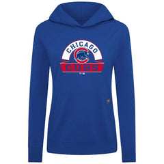 Chicago Cubs Levelwear Women's Relay Banner Arch Long Sleeve T-Shirt Hoodie Online