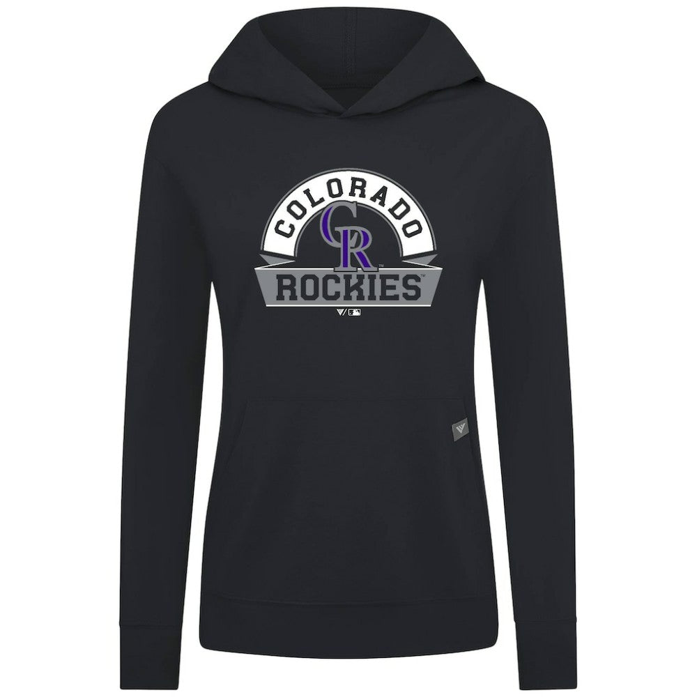 Colorado Rockies Levelwear Women's Relay Banner Arch Long Sleeve T-Shirt Hoodie Online