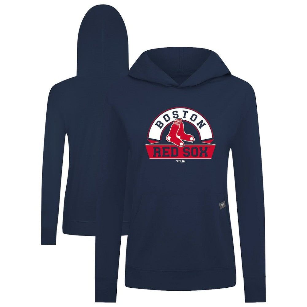 Boston Red Sox Levelwear Women's Relay Banner Arch Long Sleeve T-Shirt Hoodie Clearance