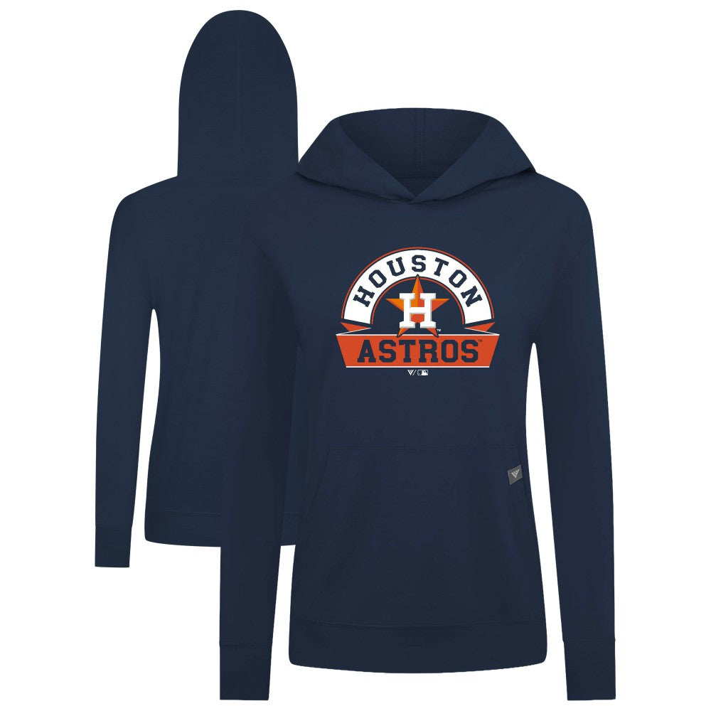 Houston Astros Levelwear Women's Relay Banner Arch Long Sleeve T-Shirt Hoodie Clearance