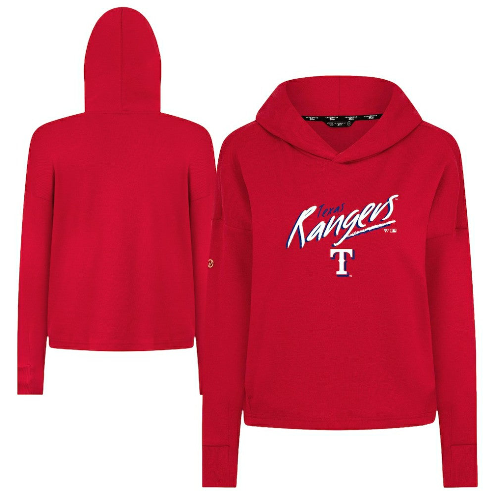 Texas Rangers Levelwear Women's Sweet Sizzle Tri-Blend Hoodie On Sale