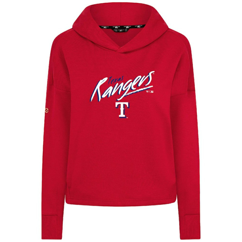 Texas Rangers Levelwear Women's Sweet Sizzle Tri-Blend Hoodie On Sale
