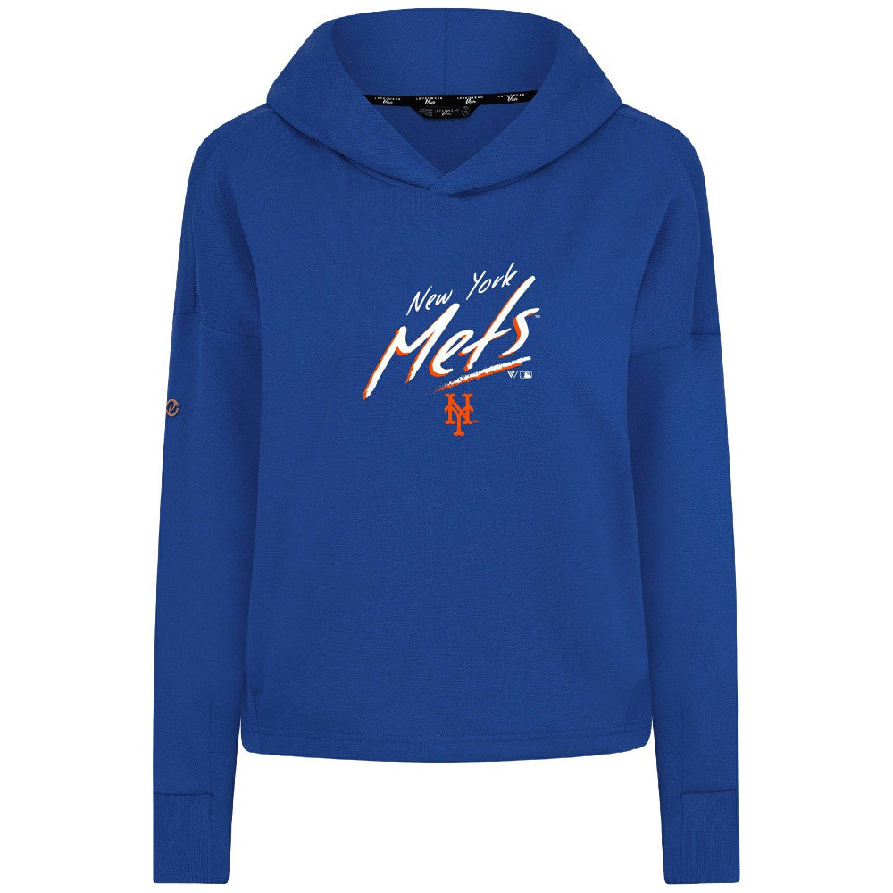 New York Mets Levelwear Women's Sweet Sizzle Tri-Blend Hoodie Sale