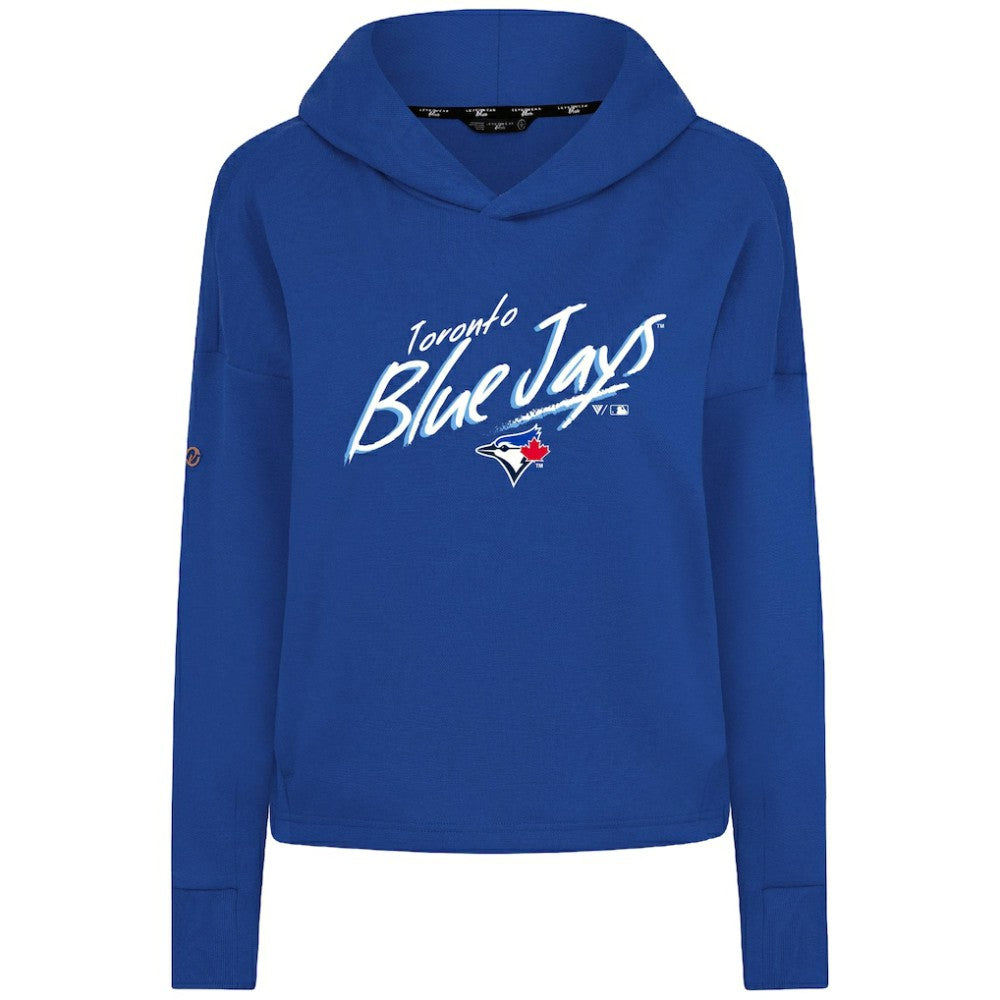 Toronto Blue Jays Levelwear Women's Sweet Sizzle Tri-Blend Hoodie On Sale