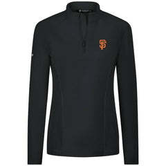 San Francisco Giants Levelwear Women's Upright Insignia 2.0 Quarter-Zip Tri-Blend Top On Sale