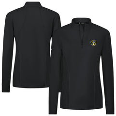 Milwaukee Brewers Levelwear Women's Upright Insignia 2.0 Quarter-Zip Tri-Blend Top Online