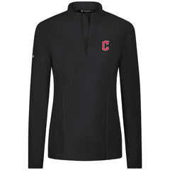 Cleveland Guardians Levelwear Women's Upright Insignia 2.0 Quarter-Zip Tri-Blend Top Online