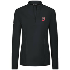 Boston Red Sox Levelwear Women's Upright Insignia 2.0 Quarter-Zip Tri-Blend Top Online