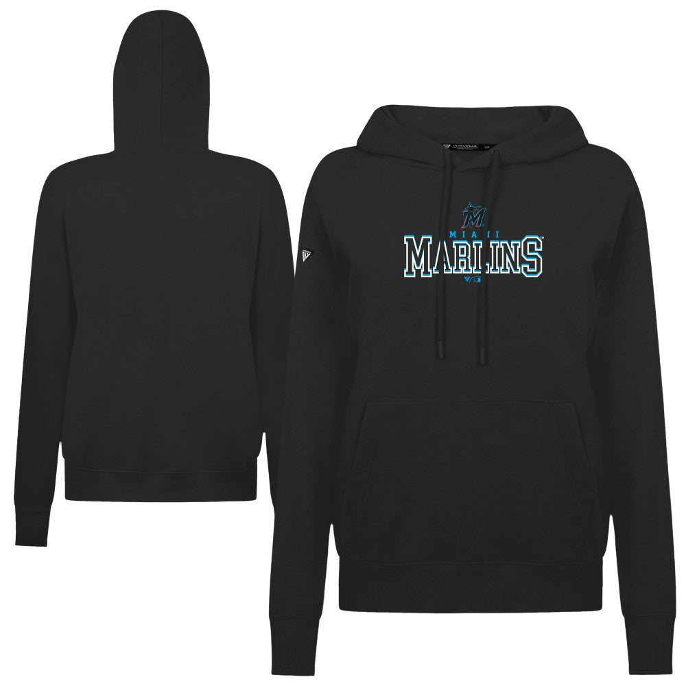 Miami Marlins Levelwear Women's Adorn Journey Hoodie Lifestyle