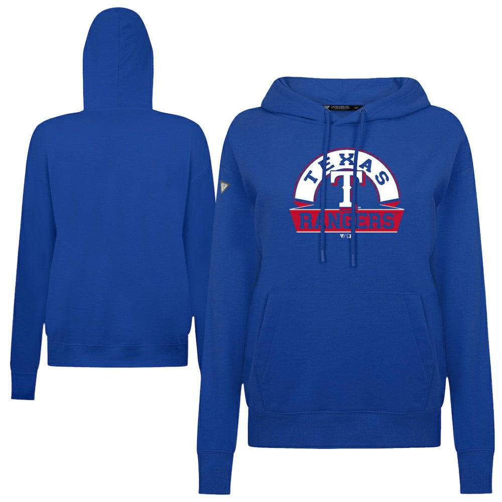 Texas Rangers Levelwear Women's Adorn Banner Arch Hoodie discount