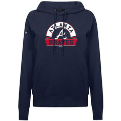 Atlanta Braves Levelwear Women's Adorn Banner Arch Hoodie Clearance